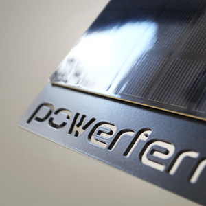 Imagen con zoom de la placa solar del USP ModelGreen